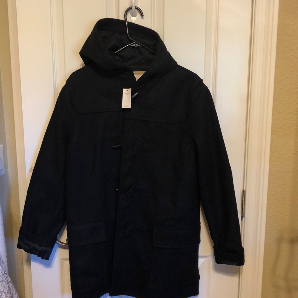 Men’s Black Pea Coat